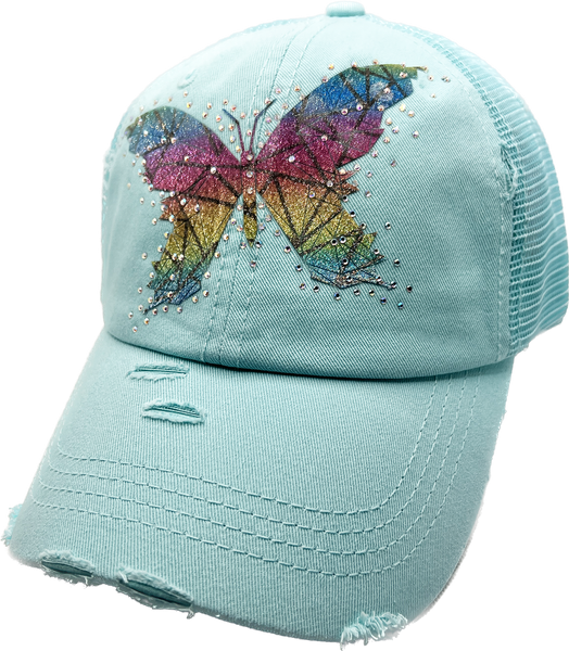 Sparkle Butterfly Cap