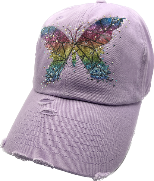 Sparkle Butterfly Cap