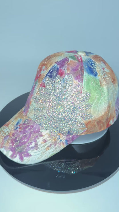 GOLD LEAF FLOWER CAP