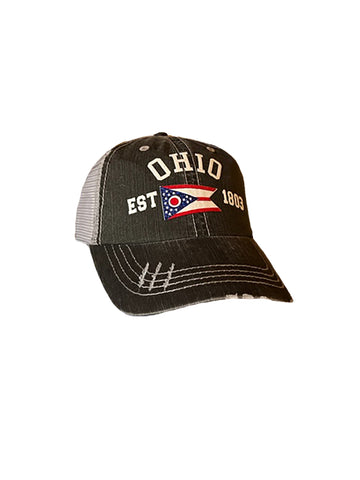 Ohio Flag 1803 Mesh Cap