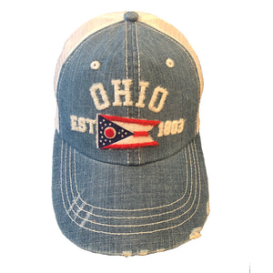 Ohio Flag 1803 Mesh Cap