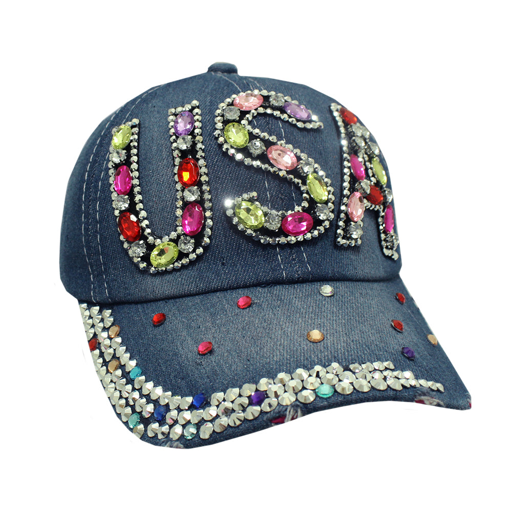 USA Multi-Tones Stones Cap