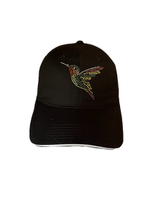 COLORFUL HUMMINGBIRD CAP