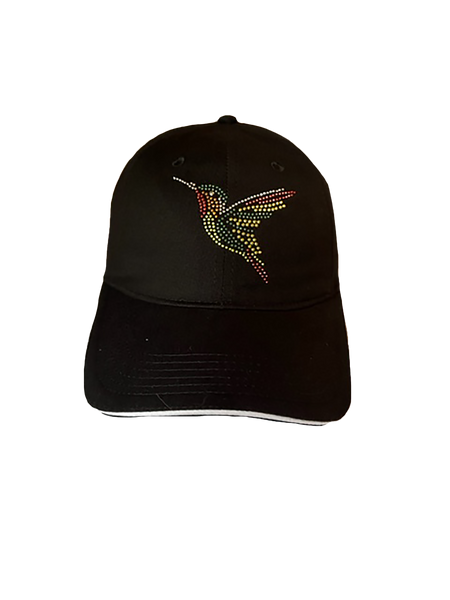 COLORFUL HUMMINGBIRD CAP