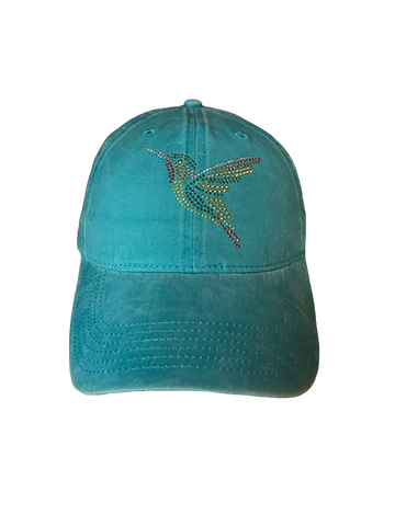 COLORFUL HUMMINGBIRD CAP