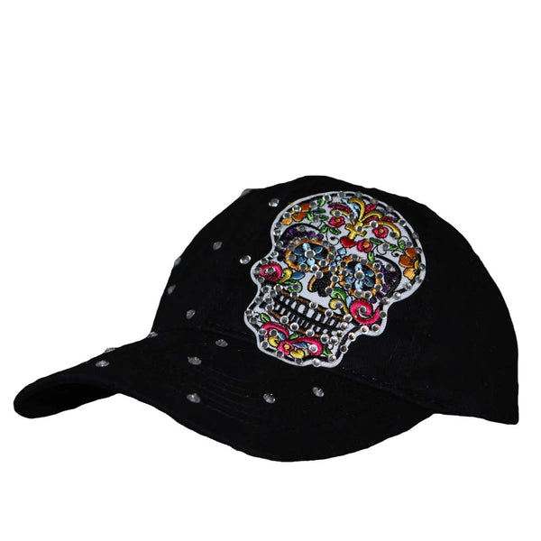 Sugar Skull Crystallized Cap
