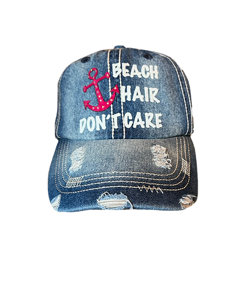 BEACH HAIR DON'T CARE CAP