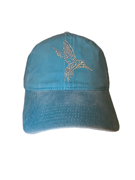 CRYSTAILLED HUMMINGBIRD CAP