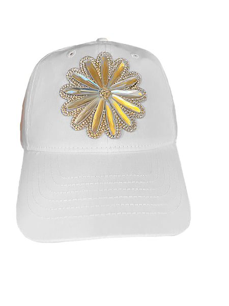 CRYSTALIZED MEDIUM FLOWER CAP