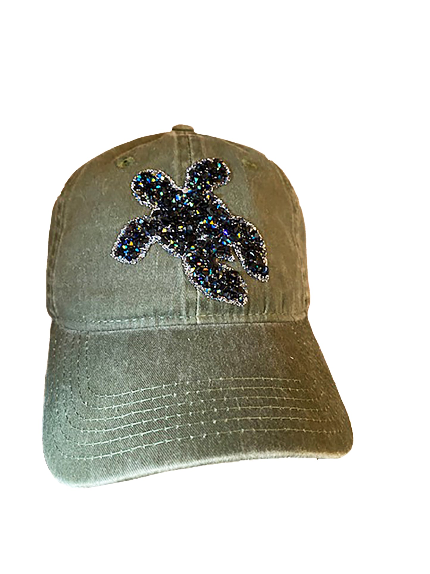 CHUNKY BLACK SEA TURTLE CAP
