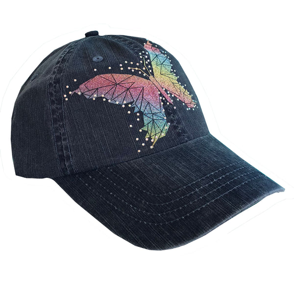 Sparkle Butterfly Cap