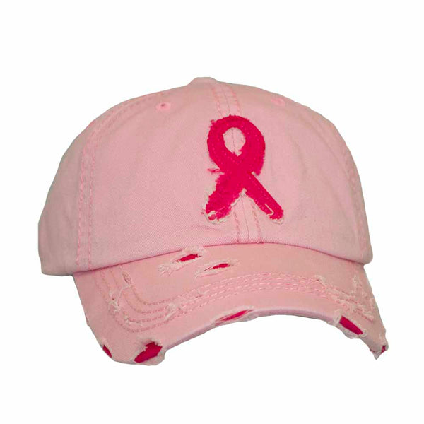 Breast Cancer Awareness Ribbon Cap