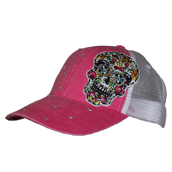 Sugar Skull Crystallized Cap