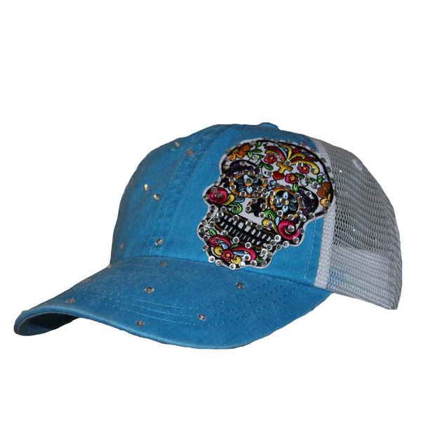 Sugar Skull Crystallized Cap