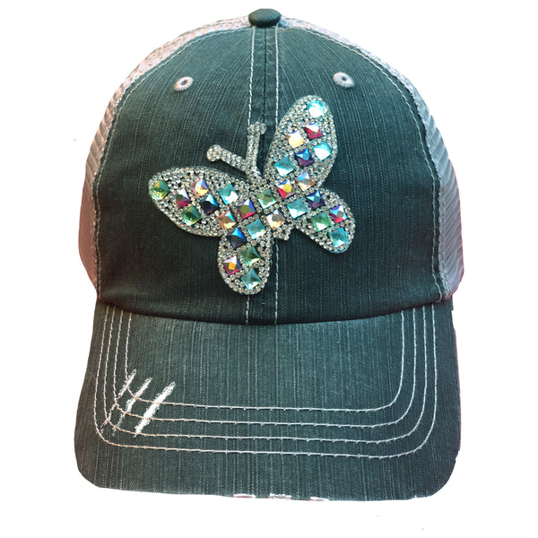 Iridescent Butterfly Cap