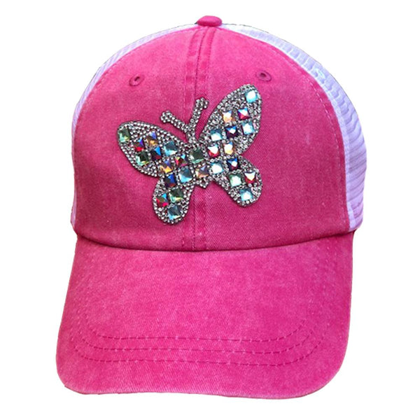 Iridescent Butterfly Cap