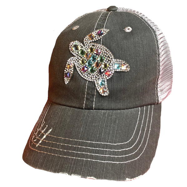 Small Iridescent Turtle Cap