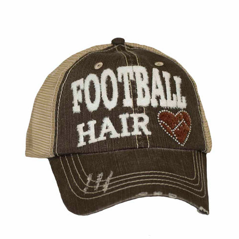 Football Hair Mesh Cap