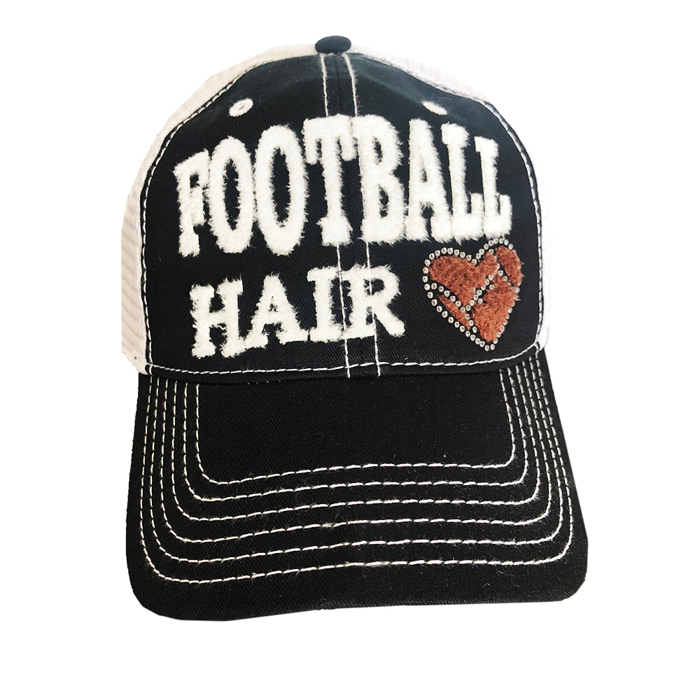 Football Hair Mesh Cap