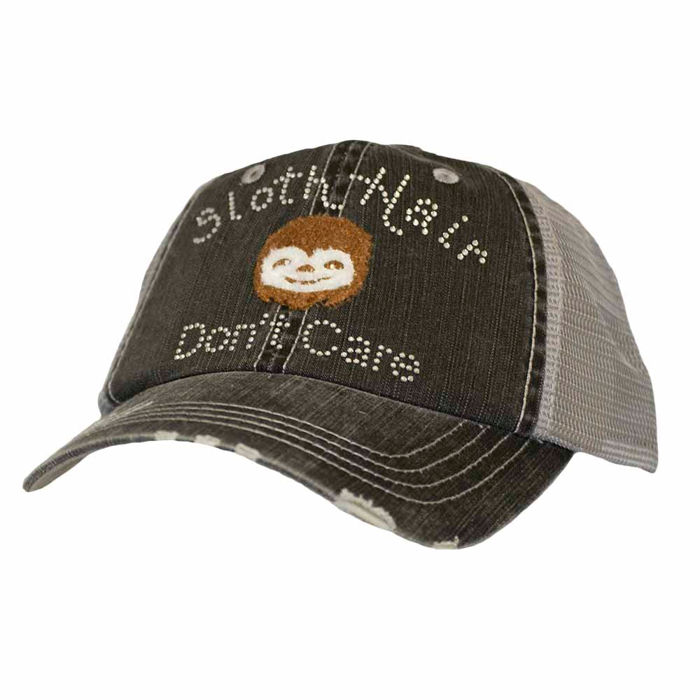 Sloth Hair Don't Care Mesh Cap