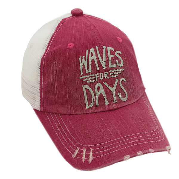 Waves for Days Mesh Cap