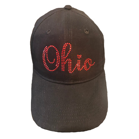 Ohio Red Crystals Cap