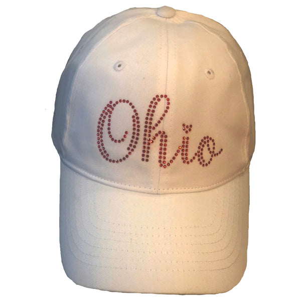 Ohio Red Crystals Cap