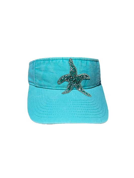 ACID WASHED AQUA STARFISH CAP