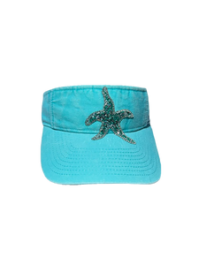 ACID WASHED AQUA STARFISH CAP