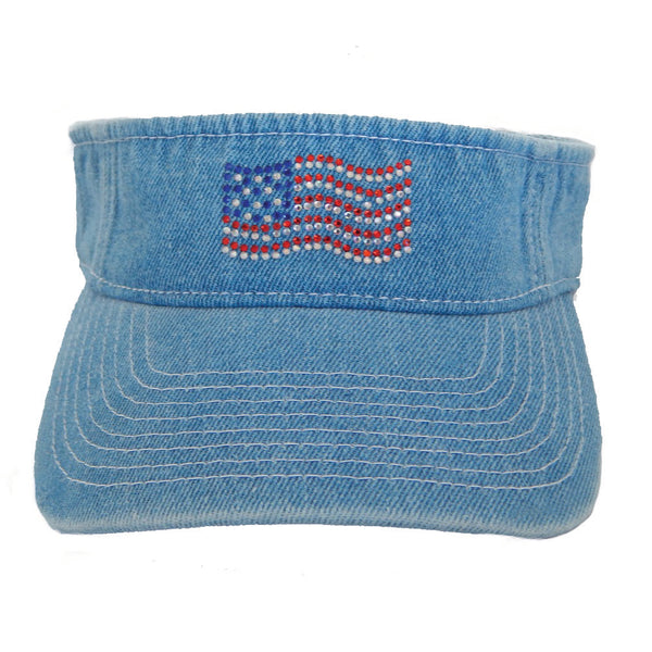 American Flag Visor